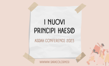 I nuovi principi HAES. ASDAH Conference 2023